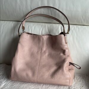 Coach Slouchy Pink Leather Purse